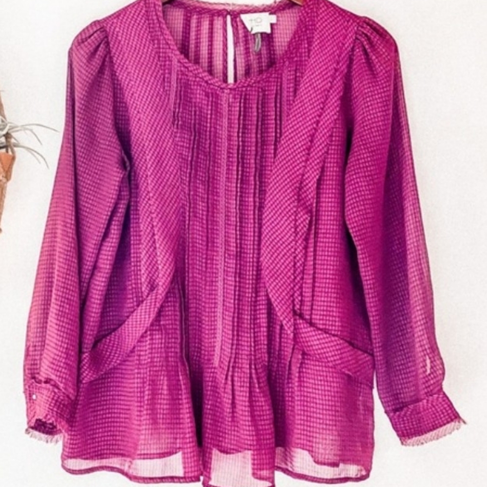 ANTHROPOLOGIE- HD in Paris Blouse - Picture 6 of 8